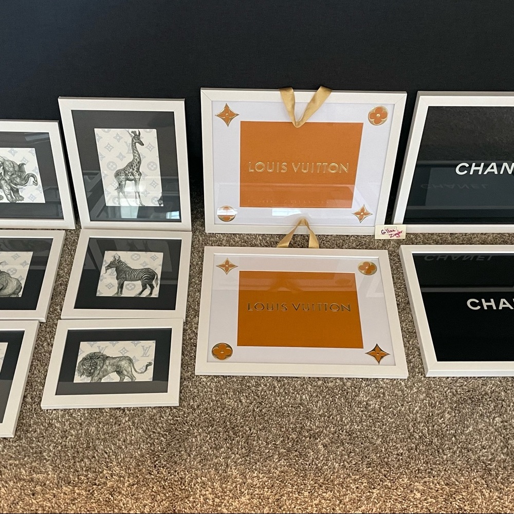 Custom Picture Frame Using Chanel Bag - Picture 8 of 9